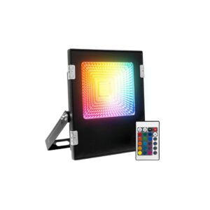 This is a picture of a 10w RGB Colour changing LED Flood light