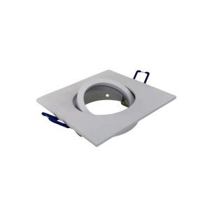 white square downlight fitting