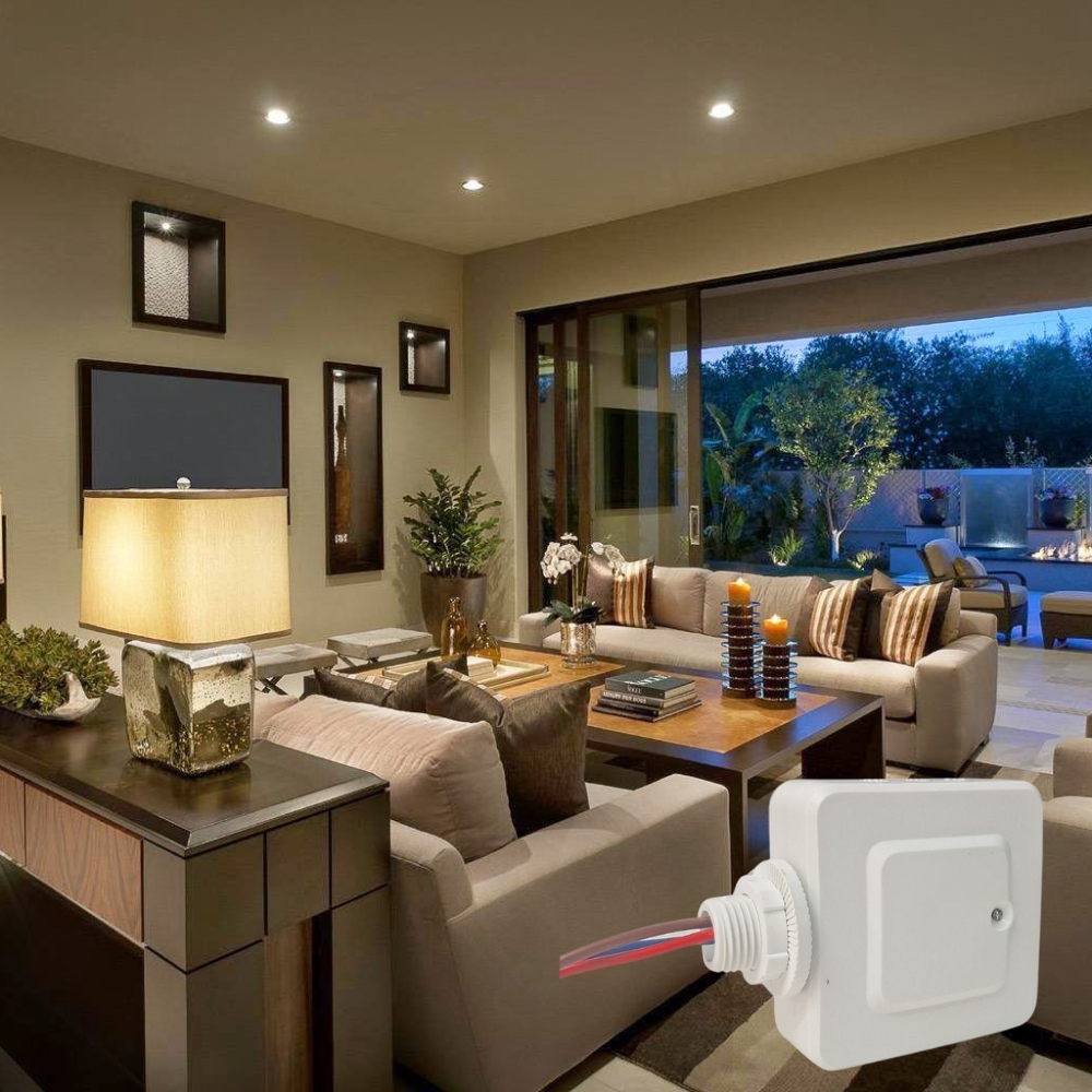 LED Microwave Sensor / Indoor Use / Infrared / 220V / 270° Angle / 5 Amp